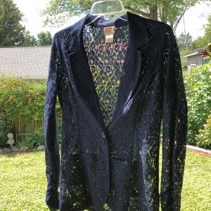 Eyelash couture lace Blazer